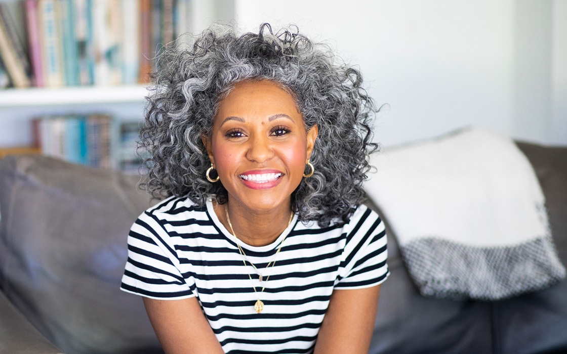 Woman With Curly Hair Photo